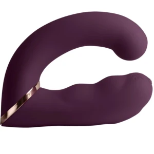 ROCKS-OFF - VIBRADOR DUPLO GEMINI ESTIMULADOR DE CLITÃRIS PONTO G ROXO